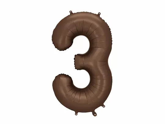 PartyDeco Mocha 3 Balloon
