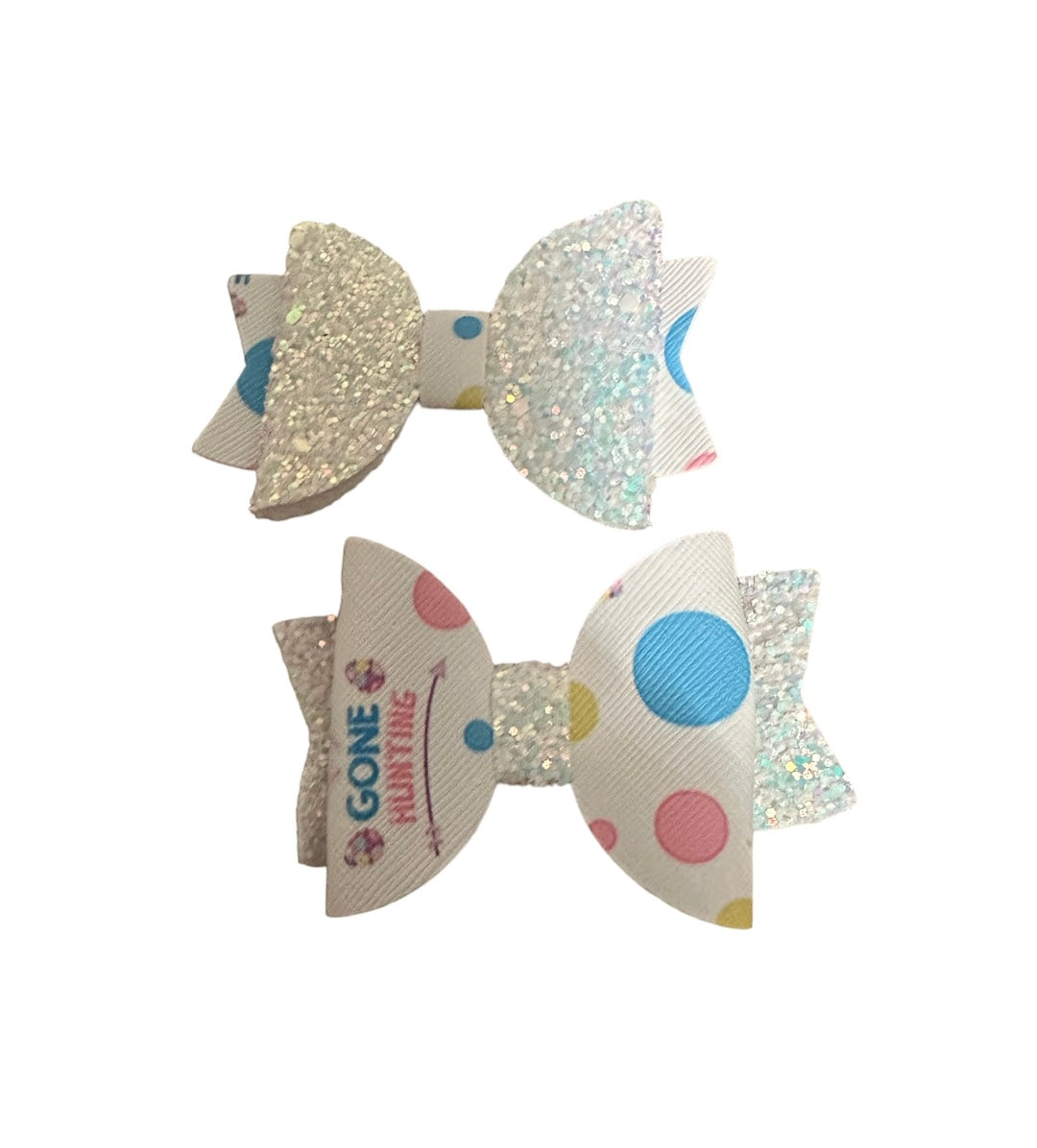 Sparkly Easter Bows
