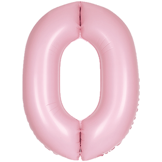 Unique Pastel Pink 0 Balloon