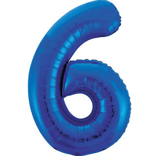 Unique Blue 6 Balloon
