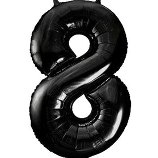 Unique Black 8 Balloon