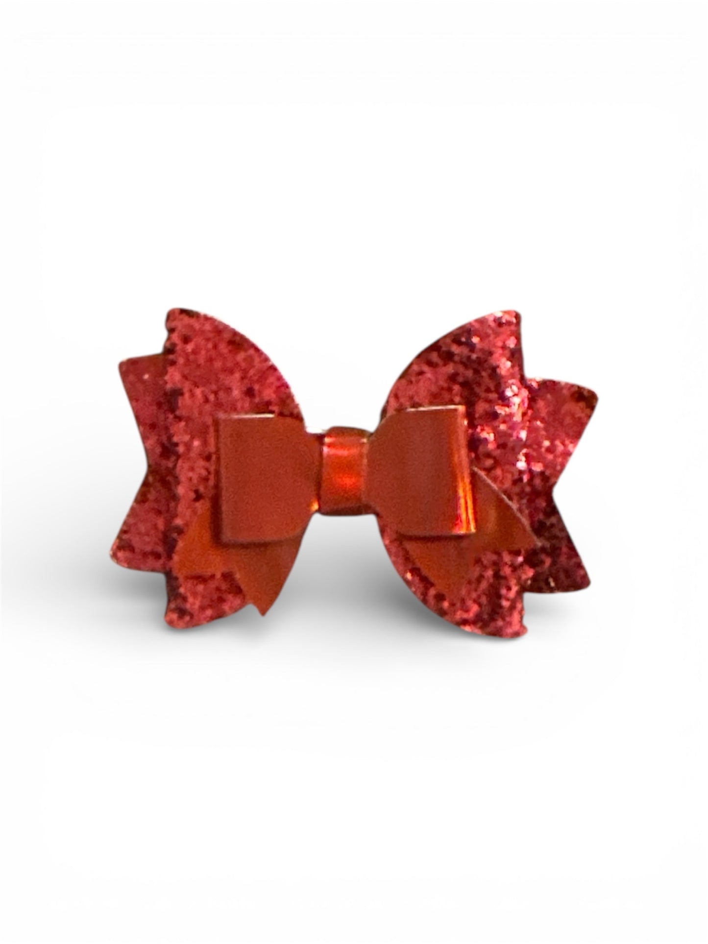 Red Sparkle Hair Bow