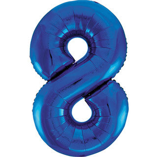 Unique Blue 8 Balloon