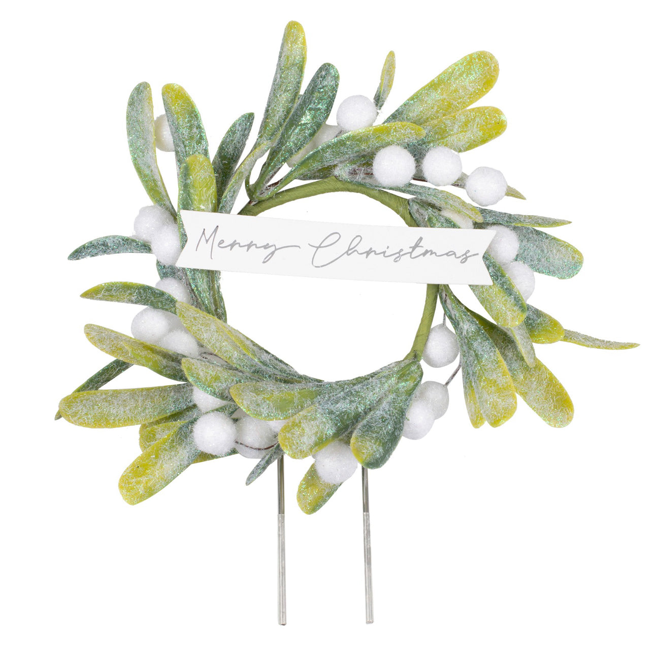 Mistletoe Merry Christmas Cake Topper