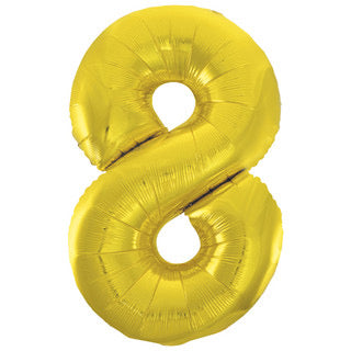 Unique Gold 8 Balloon