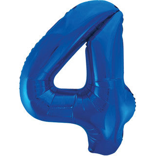 Unique Blue 4 Balloon