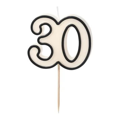 Black & Cream Candle