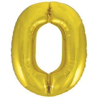 Unique Gold 0 Balloon