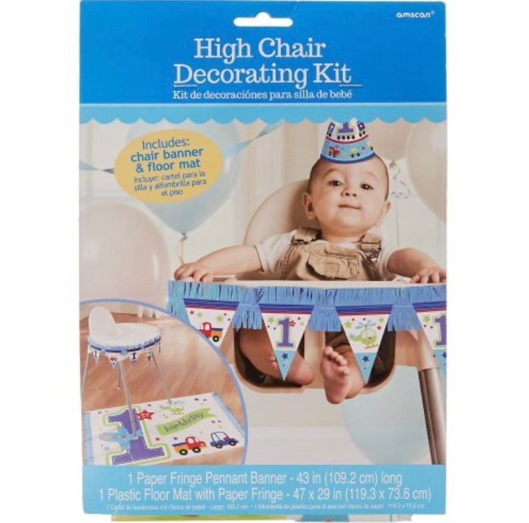 1st Birthday High Chair Decorating Kit