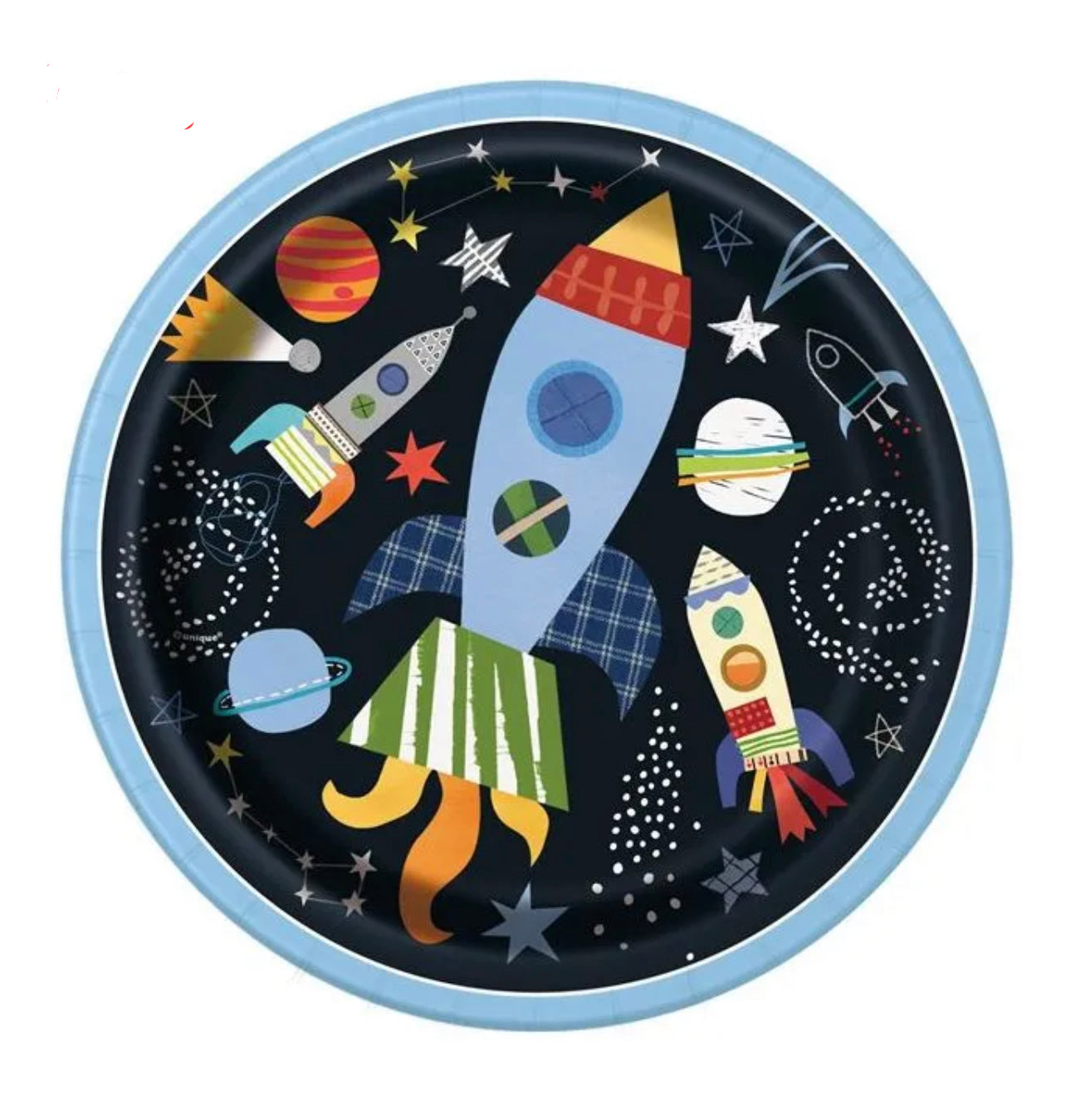 Space Party Paper Plates