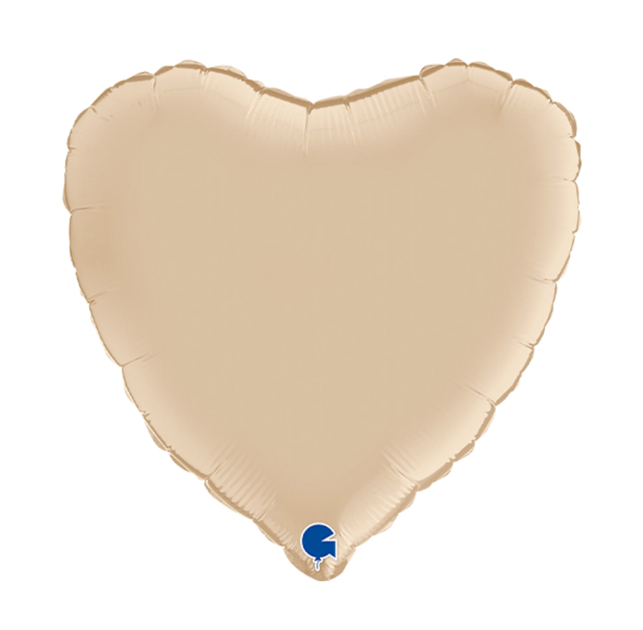 Cream Heart Balloon