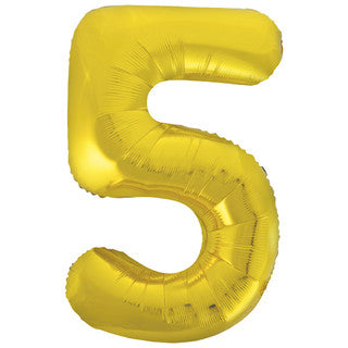 Unique Gold 5 Balloon