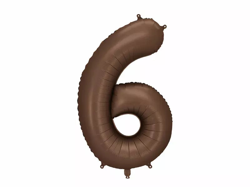 PartyDeco Mocha 6 Balloon
