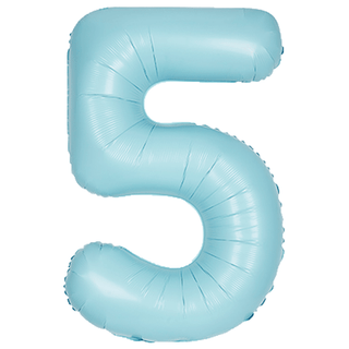 Unique Pastel Blue 5 Balloon
