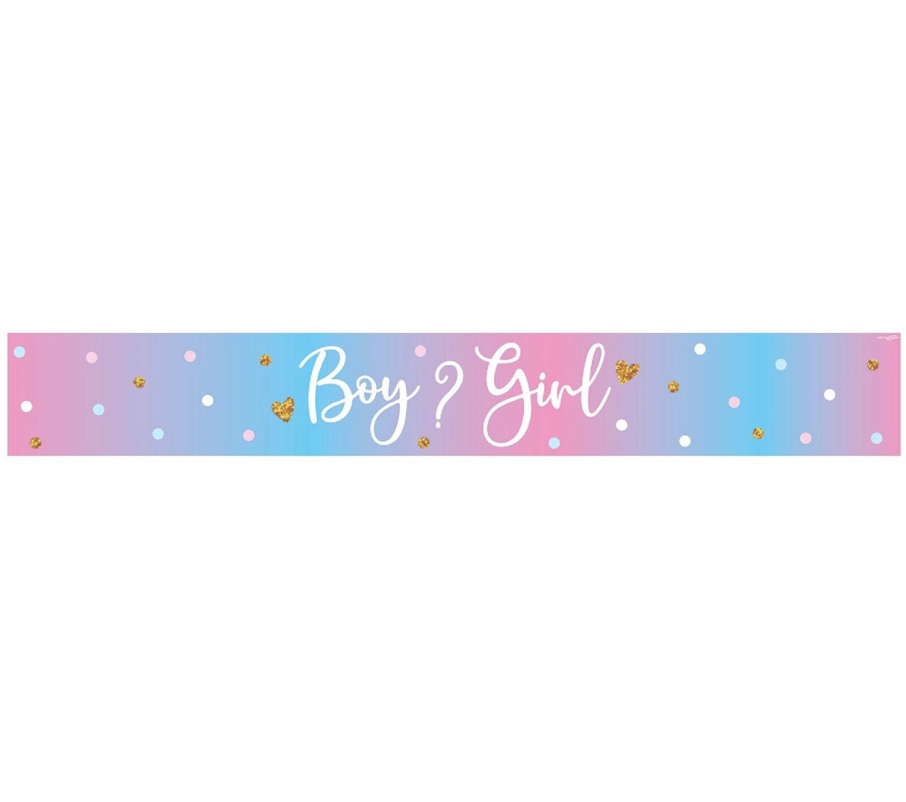 Gender Reveal Banner