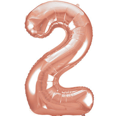 Unique Rose Gold 2 Balloon