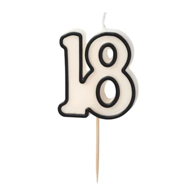 Black & Cream Candle