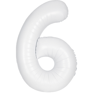 Unique White 6 Balloon