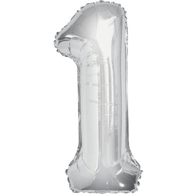 Unique Silver 1 Balloon