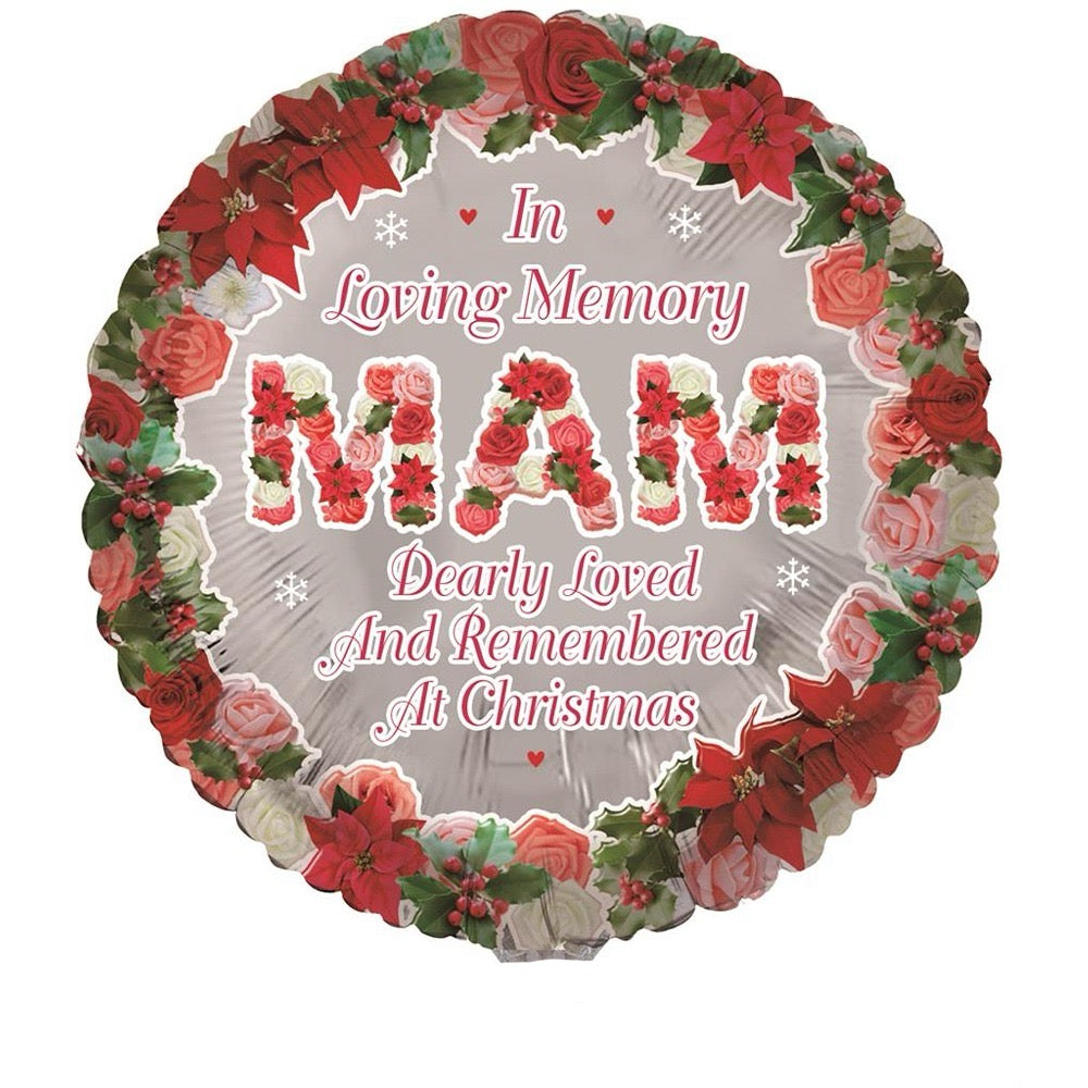 Mam Memory Christmas Balloon