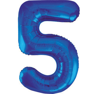Unique Blue 5 Balloon