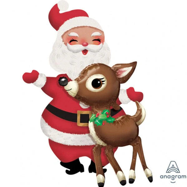 Santa & Reindeer Airwalker