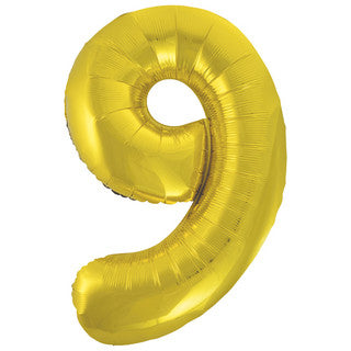 Unique Gold 9 Balloon