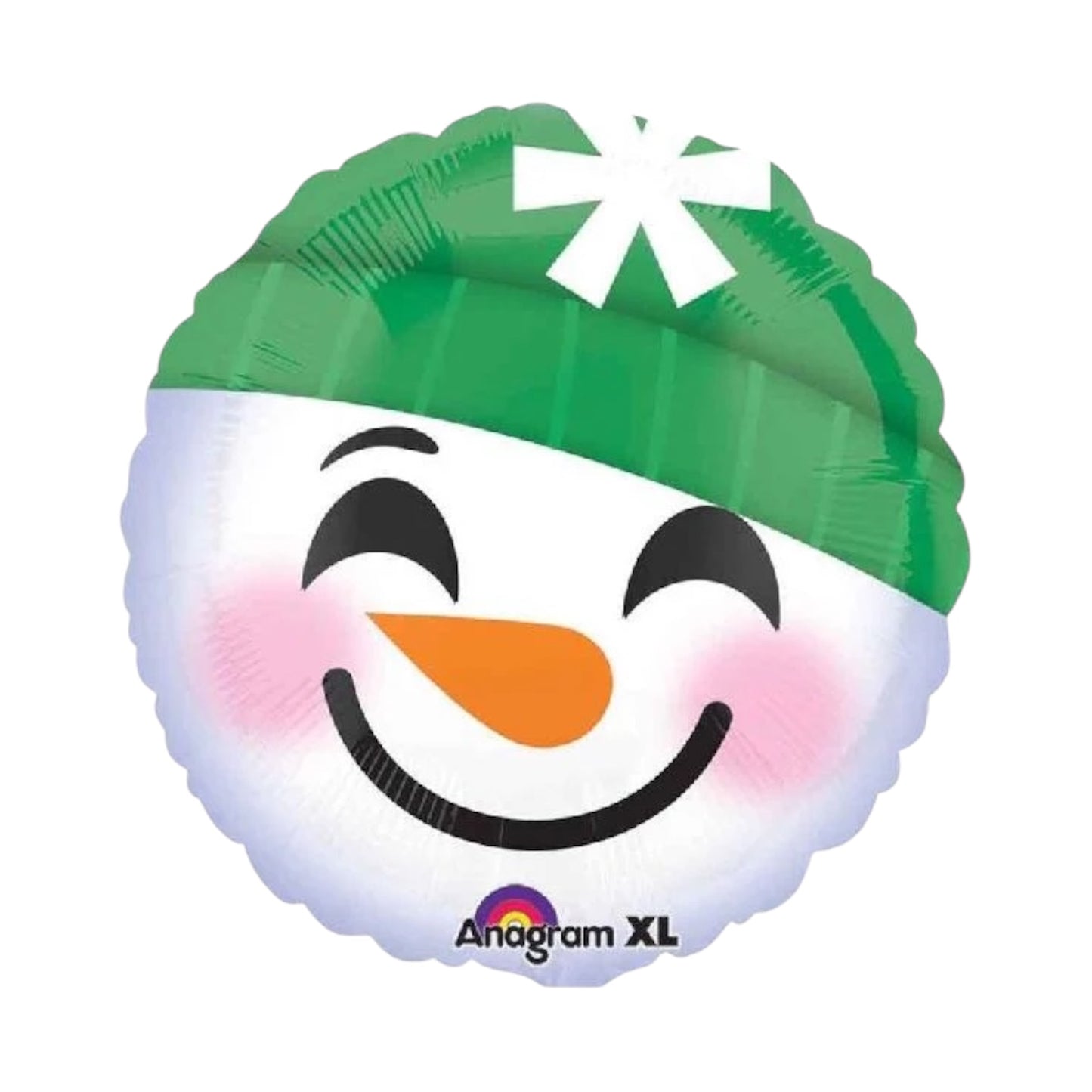 Snowman Face Balloon