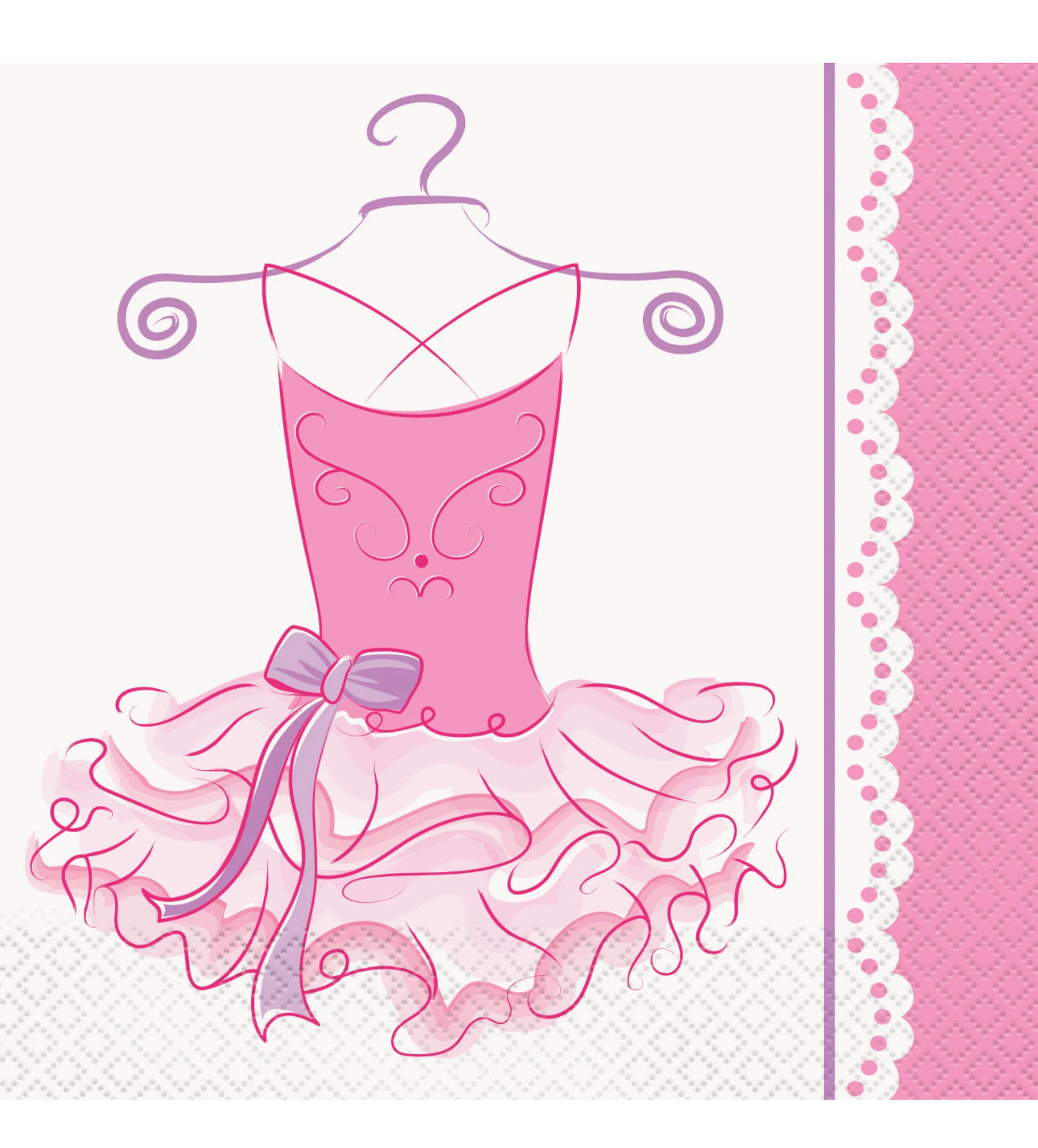 Ballerina Birthday Napkins