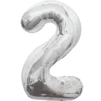 Unique Silver 2 Balloon
