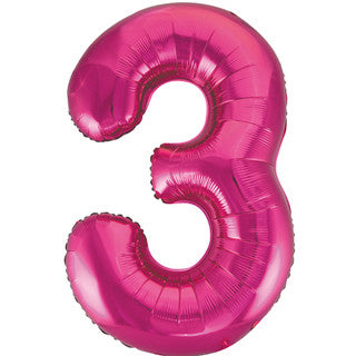 Unique Pink 3 Balloon