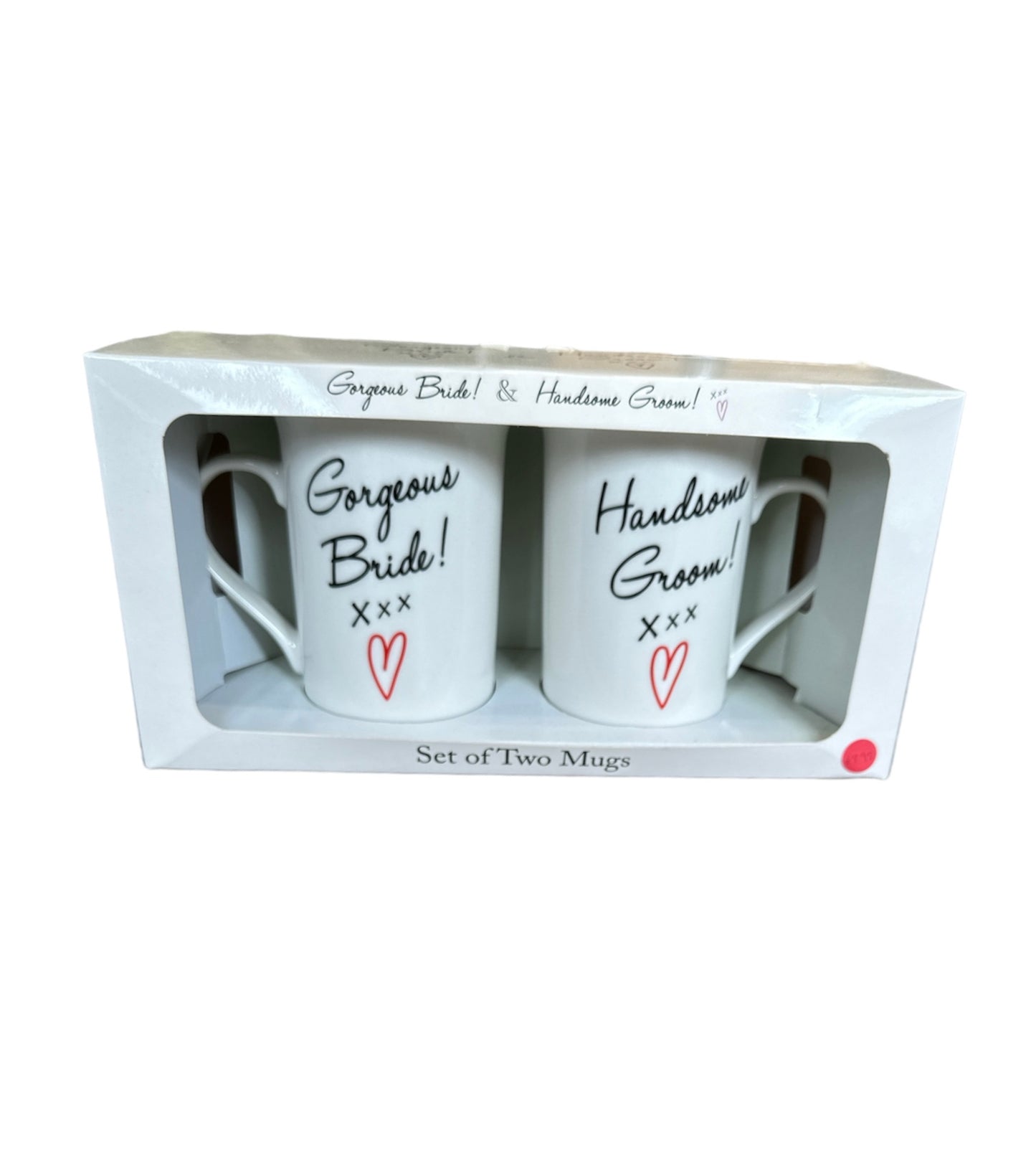 Gorgeous Bride & Handsome Groom Mug Set