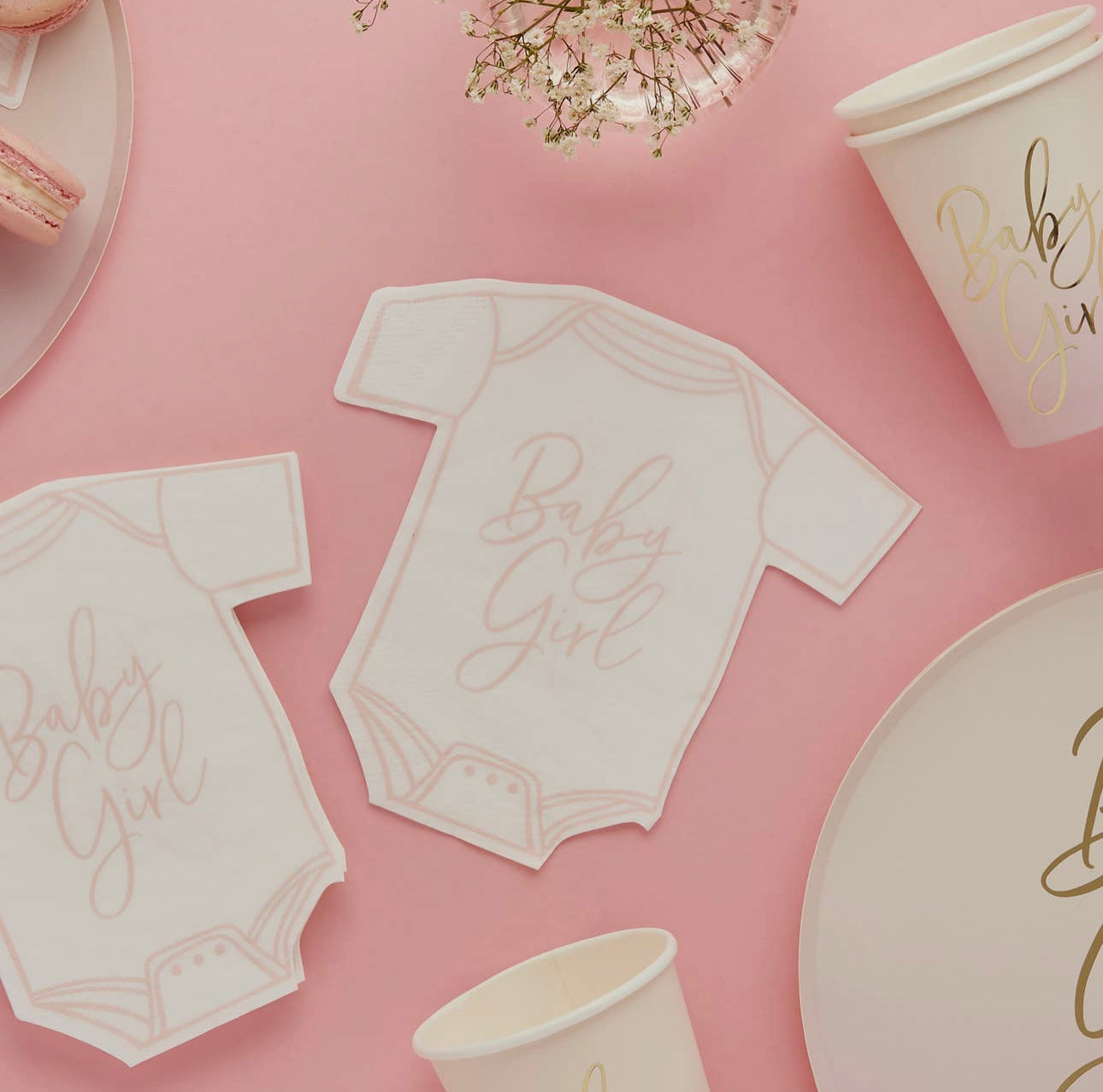 Baby Girl Napkins