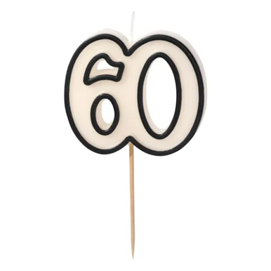 Black & Cream 60 Candle