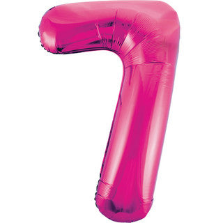 Unique Pink 7 Balloon