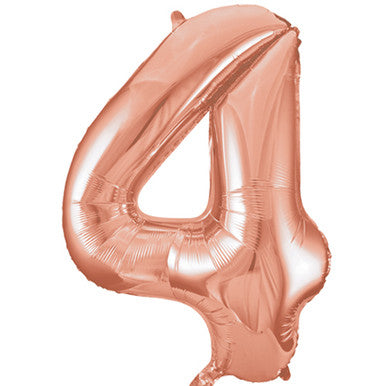 Unique Rose Gold 4 Balloon