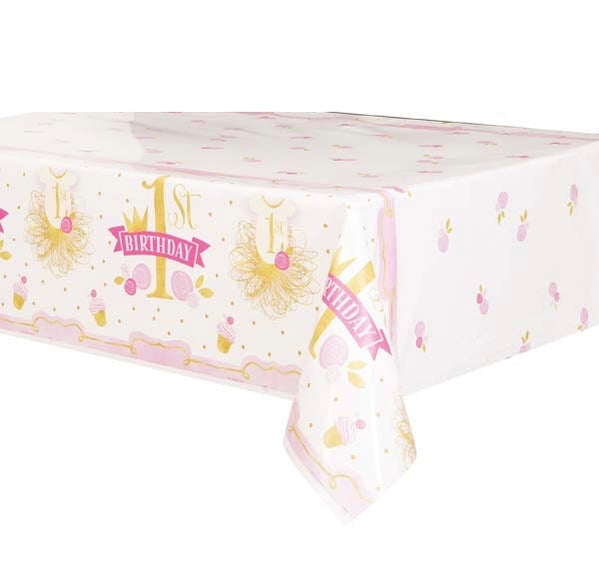 1st Birthday Princess Tablecloth