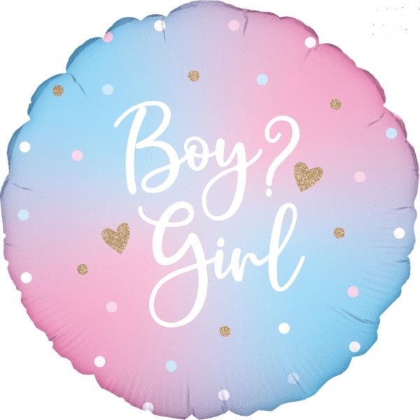 Gender Reveal 18” Foil Balloon