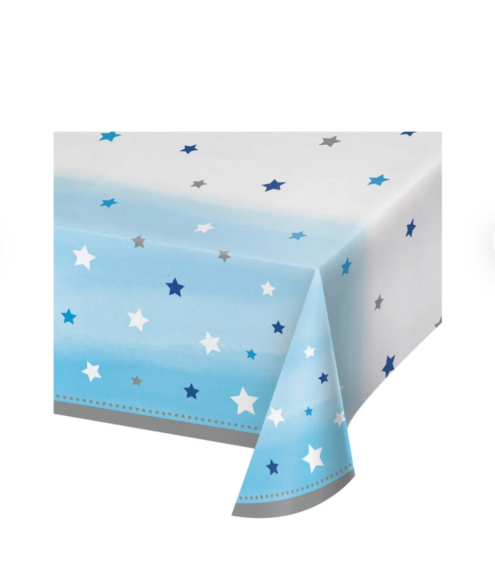 Twinkle Twinkle Little Star Blue Tablecloth