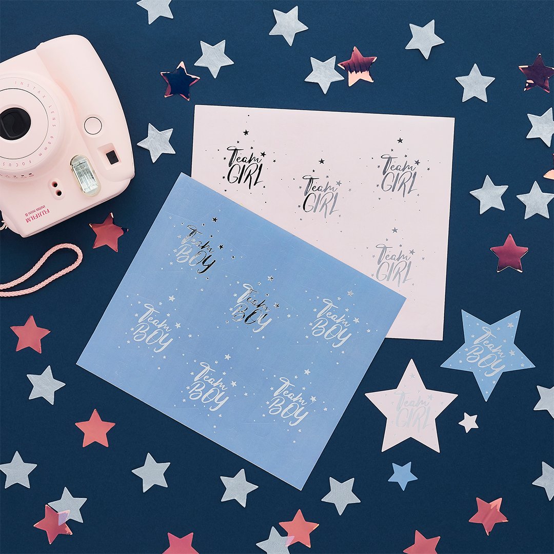 Team Boy & Team Girl Stickers