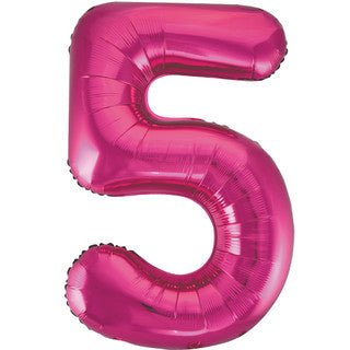 Unique Pink 5 Balloon