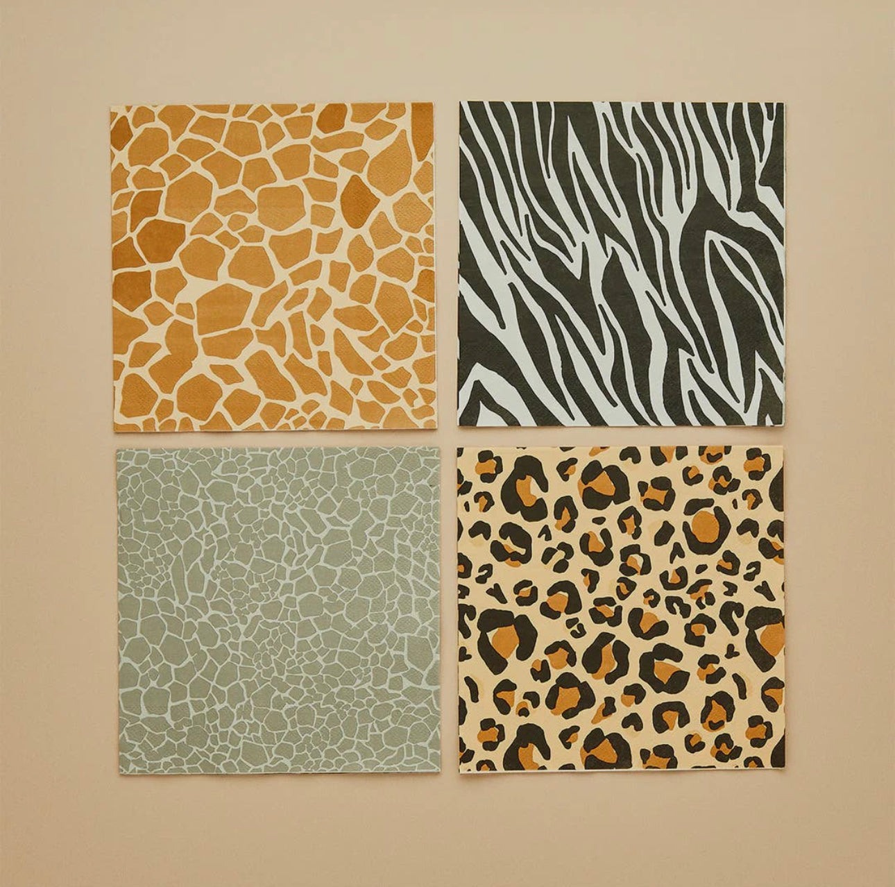 Animal Print Paper Napkins