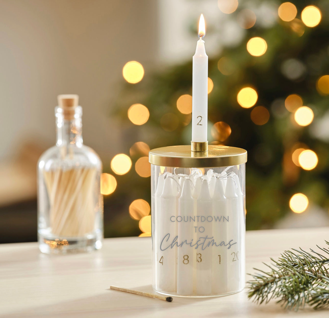 Candle Advent Jar