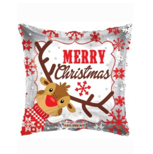 Merry Christmas Reindeer Balloon18”