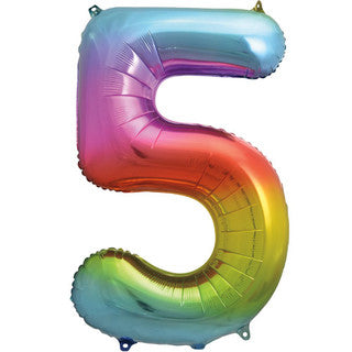 Unique Rainbow 5 Balloon