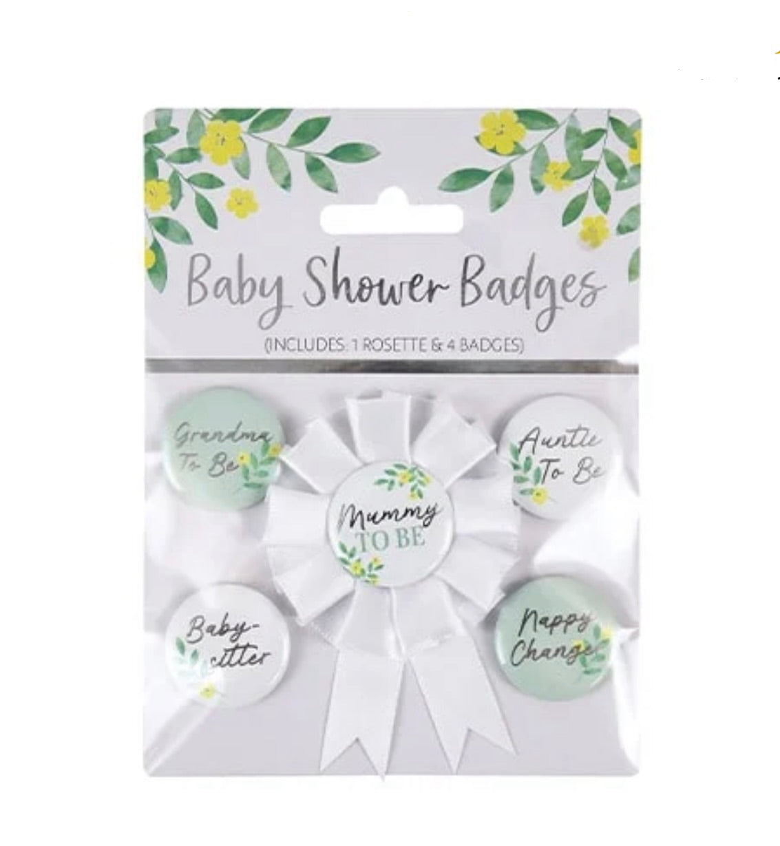 Baby Shower Badges