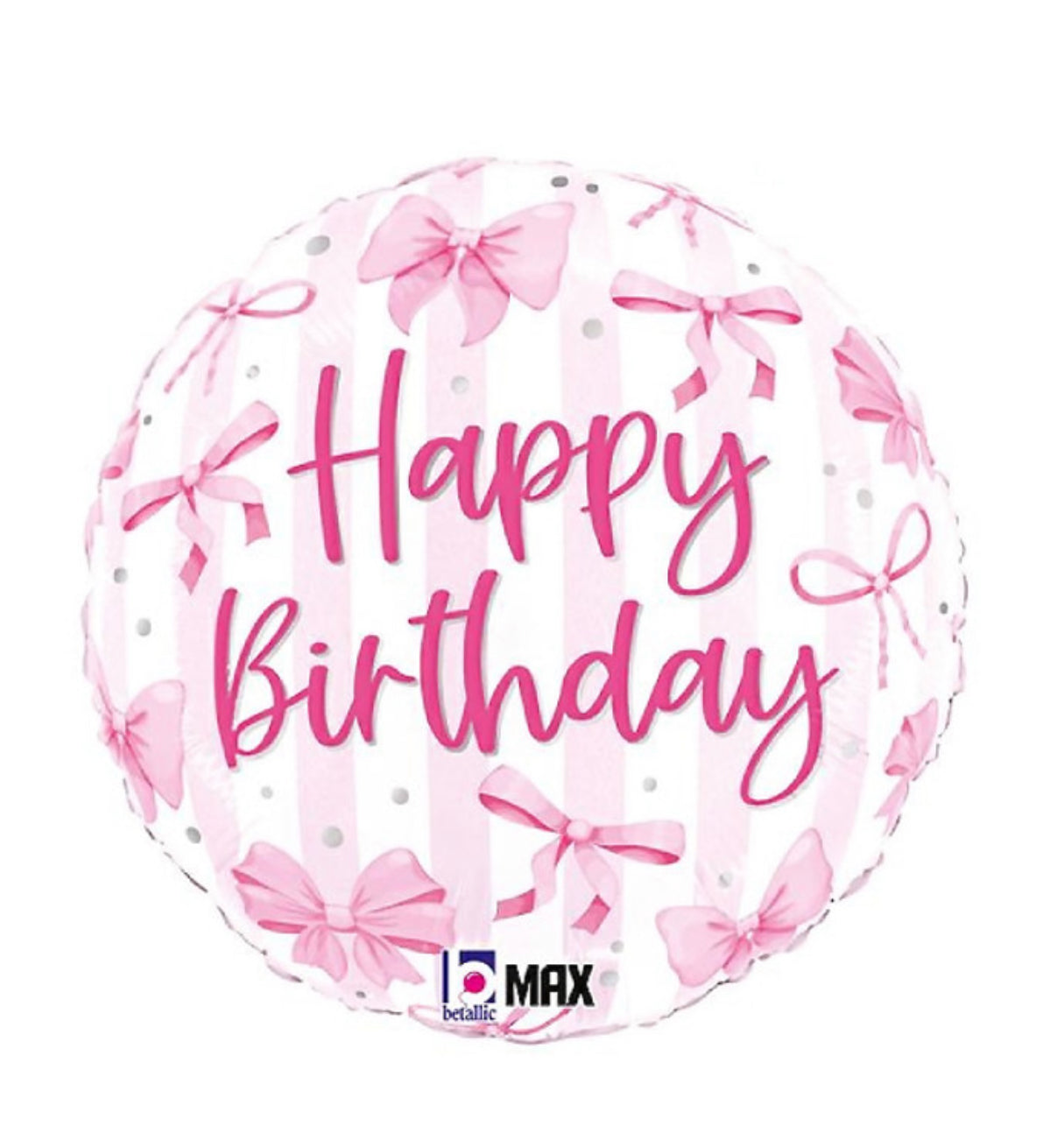 Pretty Pink Bow Balloon