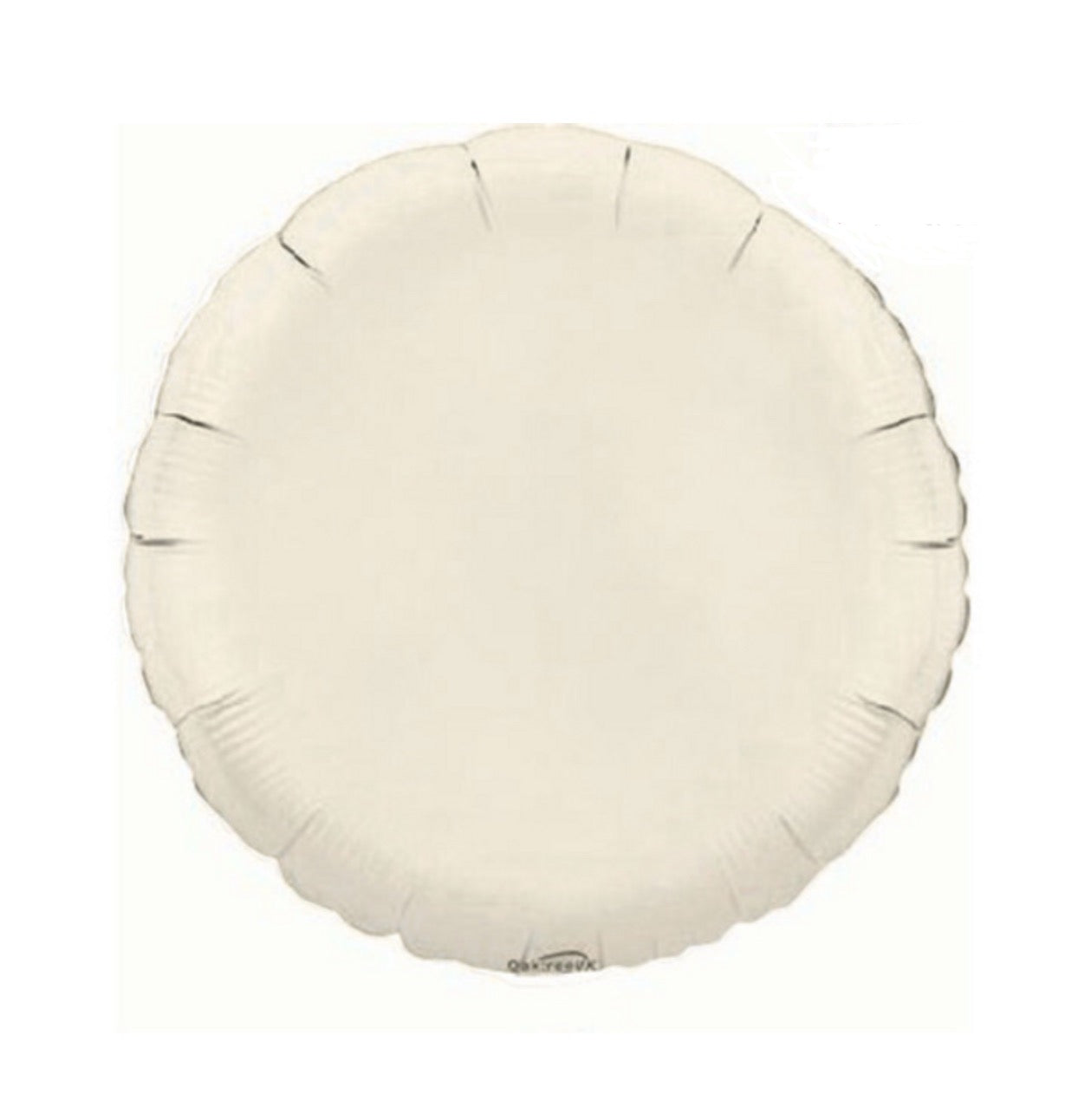 Cream Circle Balloon