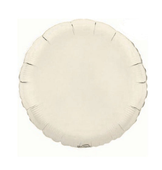 Cream Circle Balloon