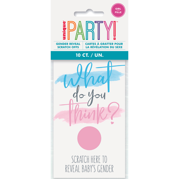 Gender Reveal Scratch Cards